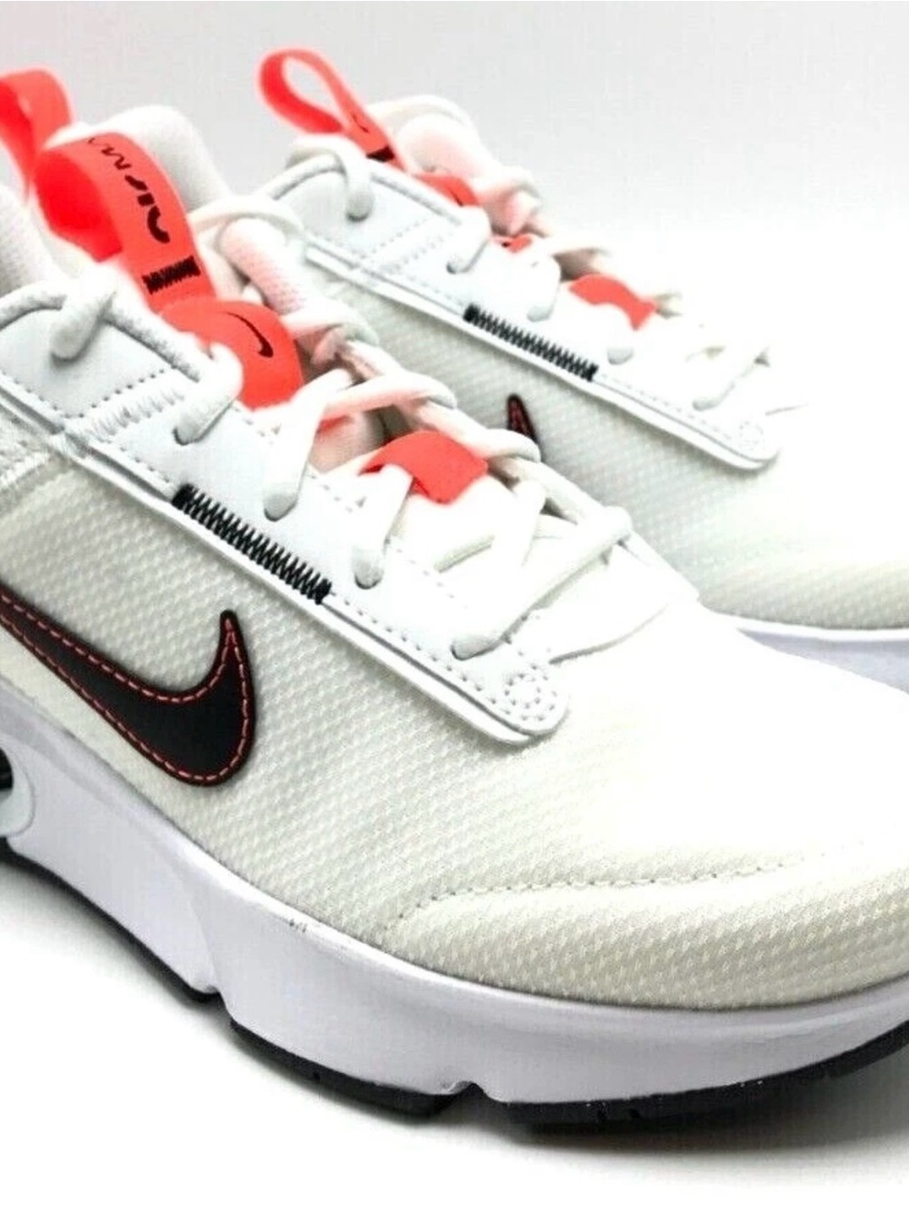 Nike air max INTRLK Lite (GS) white orange shoes youth size 4.5
